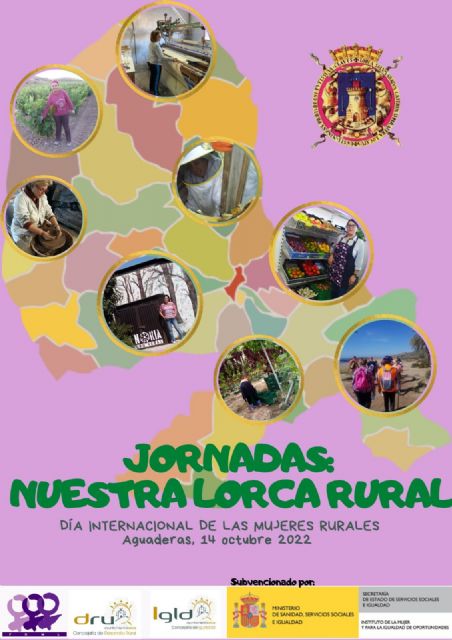 El Ayuntamiento de Lorca conmemorará el Día Internacional de las Mujeres Rurales con una jornada de convivencia en el Centro Social de Aguaderas este viernes