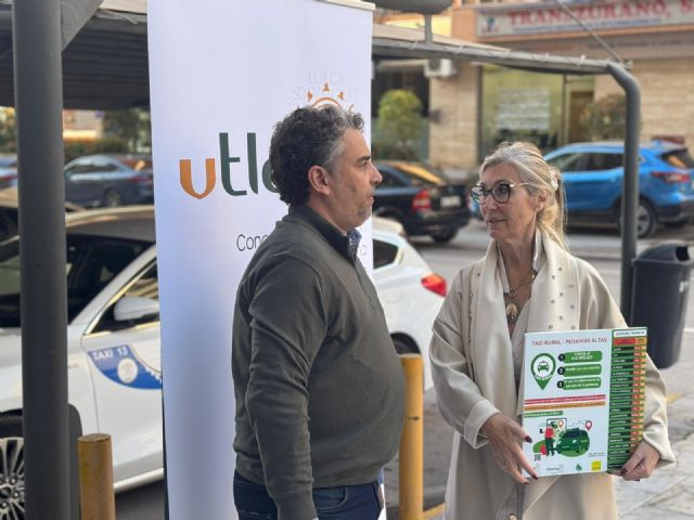 La Concejalía de Vertebración del Territorio amplía el servicio de Taxi Rural a 19 pedanías para acercar los servicios públicos y combatir la despoblación