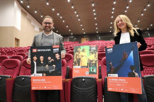 Peter, el musical; Revolver; y el Ballet Nacional con su espectáculo ´La Bella Otero´ pasarán por el Auditorio ´Margarita Lozano´ los próximos meses