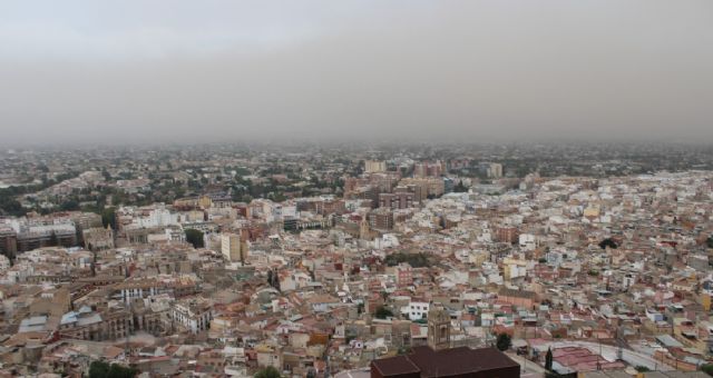 Una masa de polvo sahariano afectará a Lorca los días 14 y 15 de enero