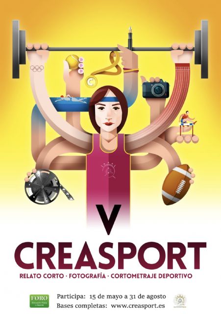 El Certamen Internacional de Artes Creativas, Actividad Física y Deporte CREASPORT llega a su quinta edición