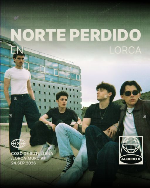 El Ayuntamiento de Lorca promueve iniciativas como ALBEROX, que apuesta por el talento emergente y confirma a la banda lorquina Norte Perdido
