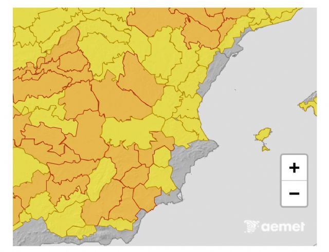 Lorca activa el Plan INUNLOR ante la alerta naranja por fuertes lluvias y tormentas prevista para esta tarde