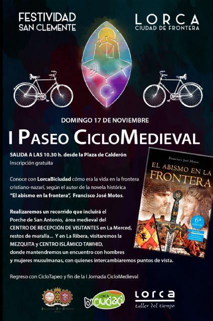 Nueva actividad de Lorcabiciudad en colaboración con la Federación San Clemente, Patrón de Lorca