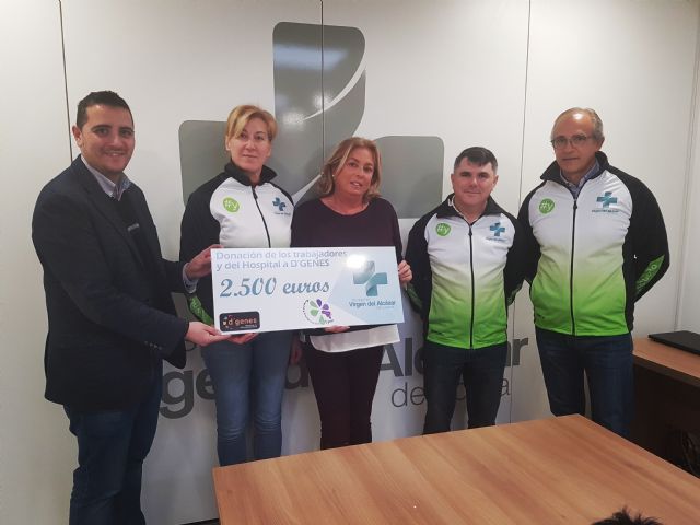 Donación del Hospital Virgen del Alcázar a la asociación D’Genes
