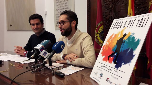 'Lorca a pie' propone este año 2 rutas por la costa y las tierras altas, senderismo urbano nocturno y un recorrido familiar para conocer el río Luchena