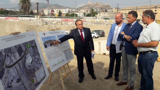 Fulgencio Gil califica la construcción de la ronda central como la obra más importante, ambiciosa y práctica dentro del proceso de recuperación e impulso de nuestra Nueva Lorca