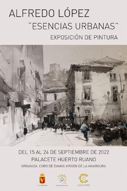 Inauguración de la exposición 'Esencias Urbanas', organizada por el Coro de Damas de la Virgen de la Amargura