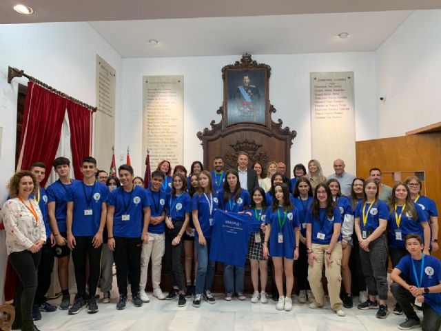 Alumnos de Rumanía, Turquía y Bulgaria participan esta semana en el proyecto Erasmus+ en Lorca con el IES Príncipe de Asturias