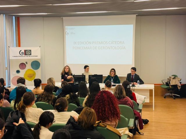 La IX edición de los Premios Cátedra Poncemar de Gerontología reconoce proyectos innovadores en beneficio de las personas mayores