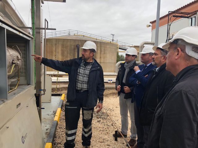 Ayuntamiento y Esamur sitúan a la depuradora de agua de Lorca como pionera a nivel regional