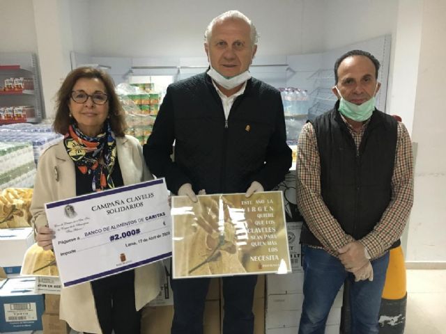 Claveles solidarios contra el COVID-19