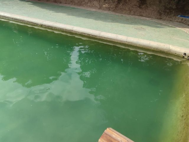 El PSOE denuncia el lamentable estado de insalubridad en el que se encuentra la playa fluvial de Coy debido a la mala gestión del Partido Popular