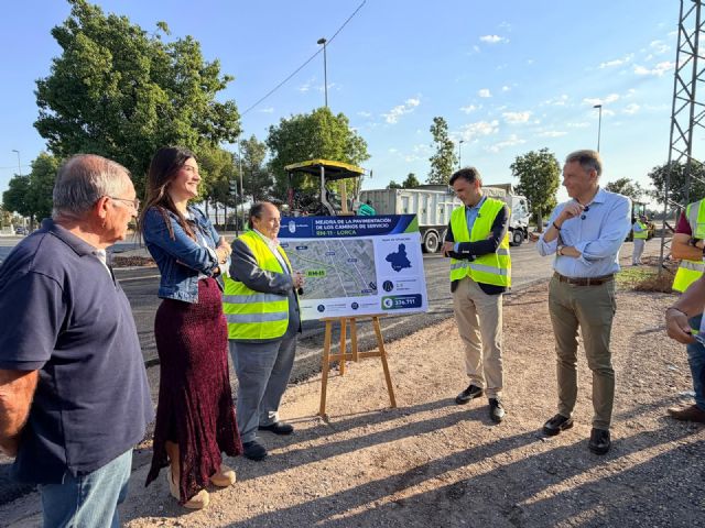 Lorca, protagonista de nuevas mejoras con la actuación en los caminos de servicio de la RM-11 que conectan viviendas, explotaciones agrícolas y el Parque Almenara