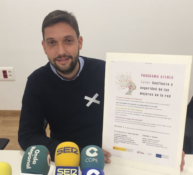 La concejalía de Igualdad anima a las lorquinas a participar en el taller de Confianza y seguridad de las mujeres en la Red que se celebrará el 7 de febrero en nuestra ciudad