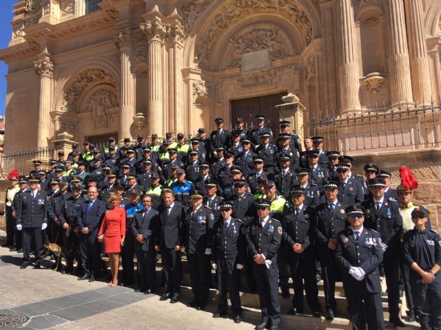 Entrega de condecoraciones de la Policía Local de Lorca con motivo de San Patricio