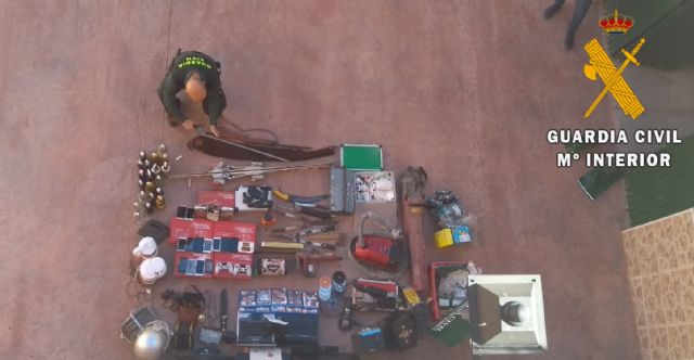 La Guardia Civil detiene a cuatro personas y esclarece 11 robos con fuerza entre Almería y Murcia