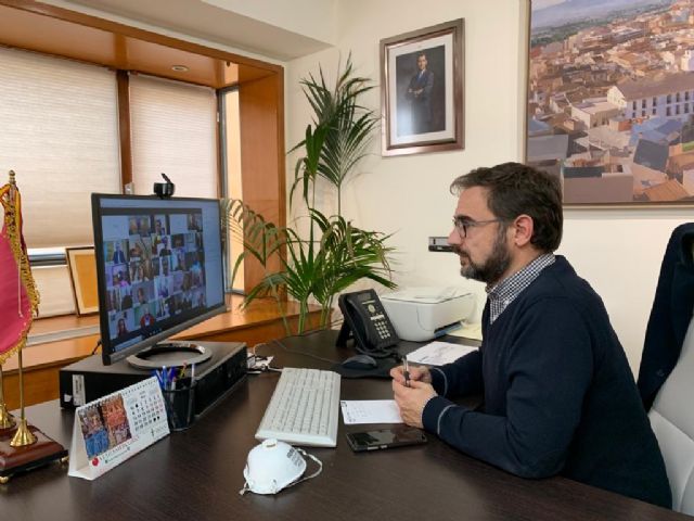 El alcalde de Lorca pide al presidente de la CARM la agilización del pago a proveedores para poder hacer frente a la situación económica provocada por el coronavirus
