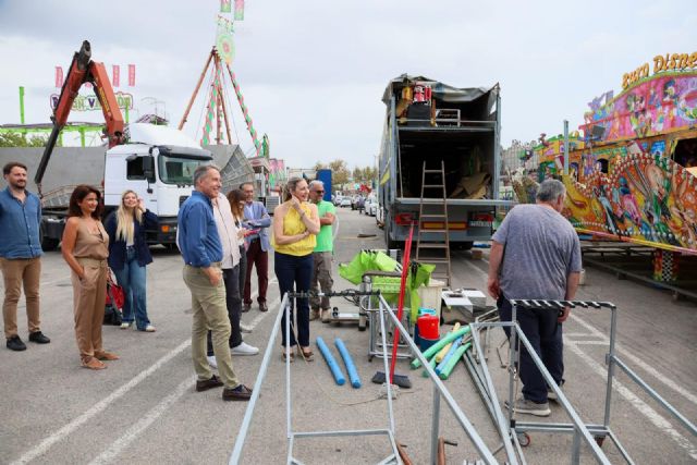 El Ayuntamiento despliega un amplio dispositivo logístico extraordinario en el casco histórico y el Huerto de la Rueda para la Feria de Lorca