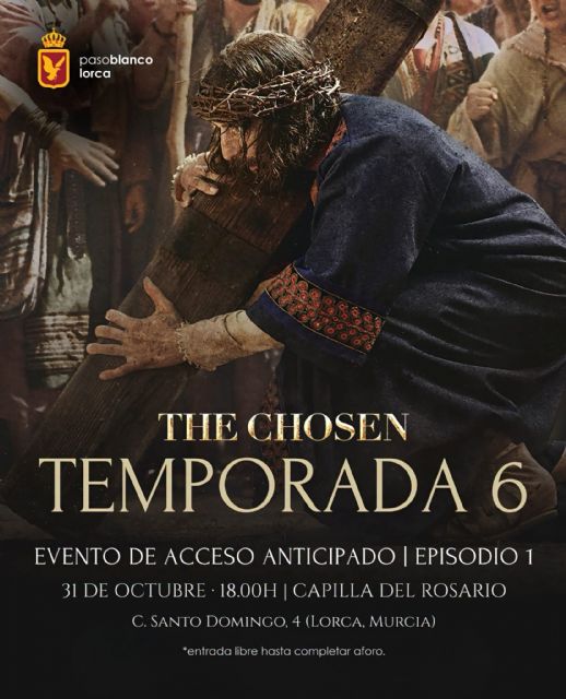 El Paso Blanco acogerá el estreno en primicia del primer capítulo de la sexta temporada de 'The Chosen'