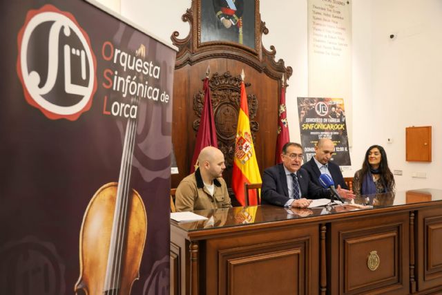 La Orquesta Sinfónica de Lorca ofrece un nuevo concierto para toda la familia y alumnos del municipio de la mano de 'sinfónicarock'