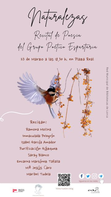 La Red Municipal de Bibliotecas organiza para la próxima semana varias actividades por el Día Mundial de la Poesía