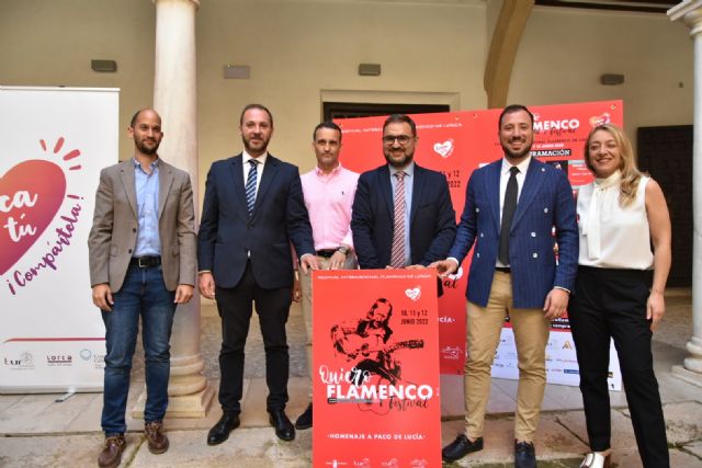 Lorca acogerá el I Festival Internacional de Flamenco 'Quiero Flamenco' los días 10, 11 y 12 de junio en homenaje al gran Paco de Lucía
