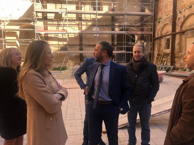 Avanzan las obras de rehabilitación del Claustro del Carmen de Lorca