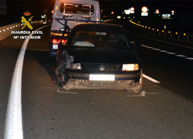 La Guardia Civil detiene a un conductor por circular en sentido contrario por la A-7