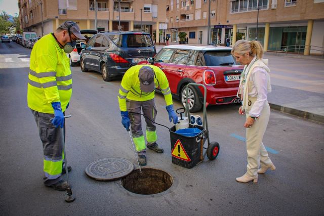 El Ayuntamiento realiza una actuación extraordinaria contra roedores en las inmediaciones del Residencial Miguel Ángel