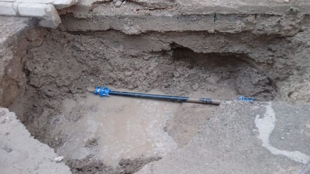 El PSOE de Lorca exige soluciones inmediatas al equipo de Fulgencio Gil ante el grave deterioro de la calle San Ramón en la Diputación de Río