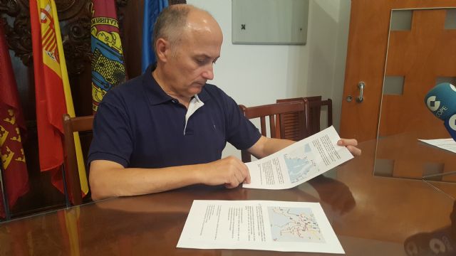 Antonio Meca presentará en el pleno de septiembre una moción para incluir a Lorca en la red europea 'Eurovelo' ruta mediterránea