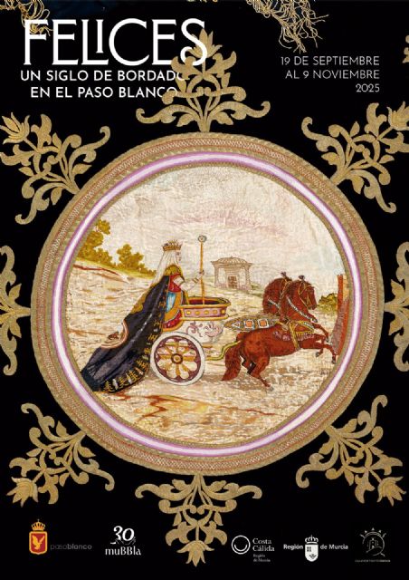 El Paso Blanco presenta la exposición “Felices, un siglo de bordado en el Paso Blanco”, un recorrido único por la historia artística de la cofradía