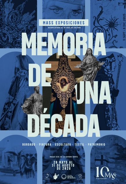 El Museo Azul de la Semana Santa clausura el año de su décimo aniversario con la muestra ‘MASS exposiciones. Memoria de una década’ del 28 de mayo al 31 de agosto