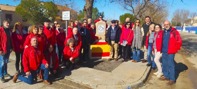 Un hito para Mora en el Camino de Santiago desde Lorca por la 'Ruta del Argar'