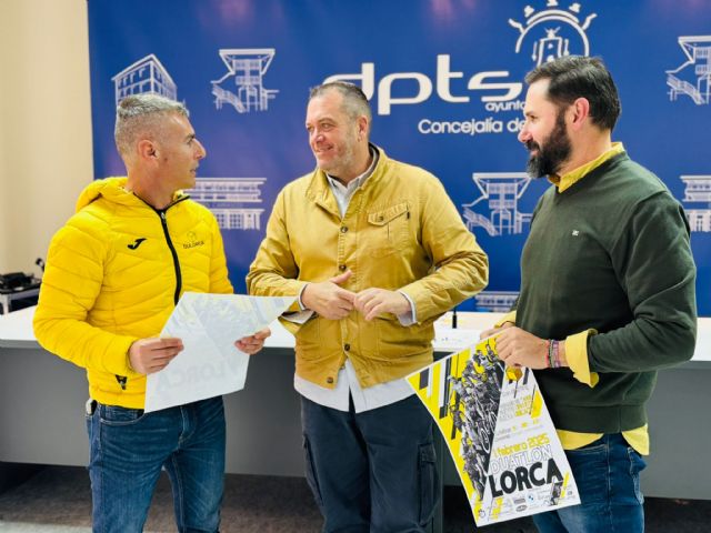 El VI Duatlón Ciudad de Lorca y el III de menores modifica horario, recorridos y traslada la salida de La Merced al Huerto de la Rueda