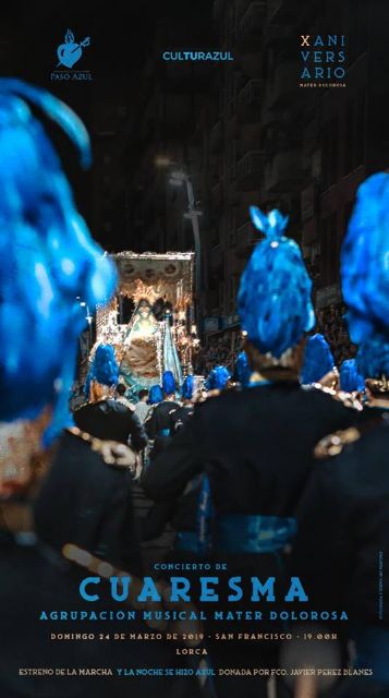La A. M. Mater Dolorosa celebrará este domingo una nueva edición de su tradicional Concierto de Cuaresma