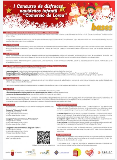 I Concurso de disfraces navideños infantil 'Comercio de Lorca'