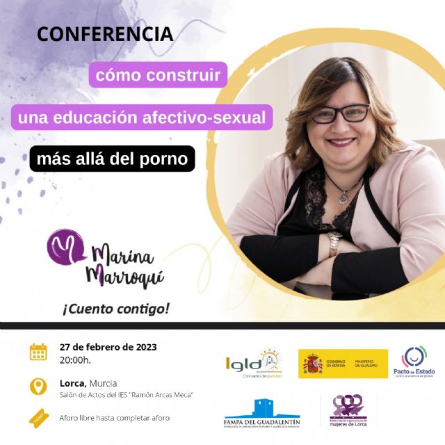 La Concejalía de Igualdad y la FOML organizan una conferencia dirigida a madres, padres y educadores para tratar la educación afectivo-sexual en los jóvenes