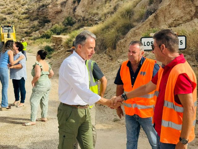 Lorca mejora la seguridad y la conectividad con el Pantano de Puentes gracias a la renovación integral de la carretera RM-C15