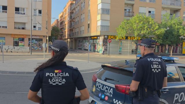 La Policía Local de Lorca refuerza la seguridad deteniendo a nueve personas e identificando a cerca de 700 en los últimos controles realizados en el municipio