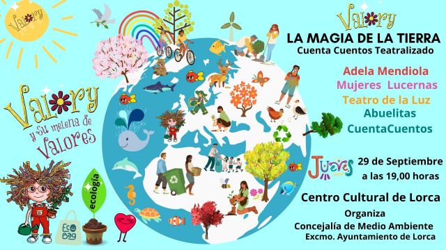 El Centro Cultural de la Ciudad acogerá este próximo jueves, 29 de septiembre, un cuentacuentos teatralizado dentro de las actividades del Mes de Medio Ambiente
