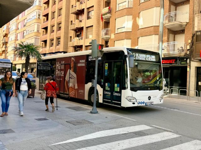 El autobús urbano de Lorca será gratuito este martes, 22 de septiembre, con motivo del 'Día sin Coches'