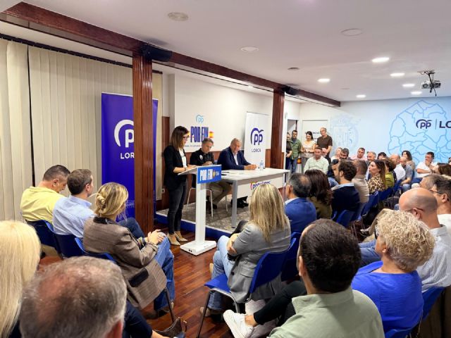 Fulgencio Gil: “El PP de Lorca se prepara para una batalla decisiva para el futuro del país: frenar a Pedro Sánchez y abrir una nueva etapa para España”