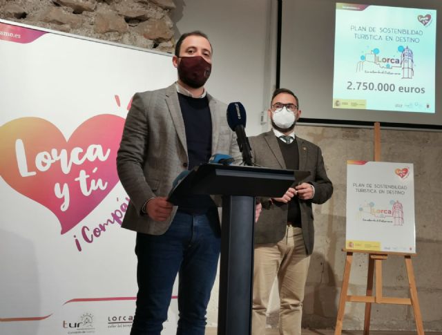 La concejalía de Turismo consigue 2.750.000 euros para mejorar el atractivo turístico de Lorca