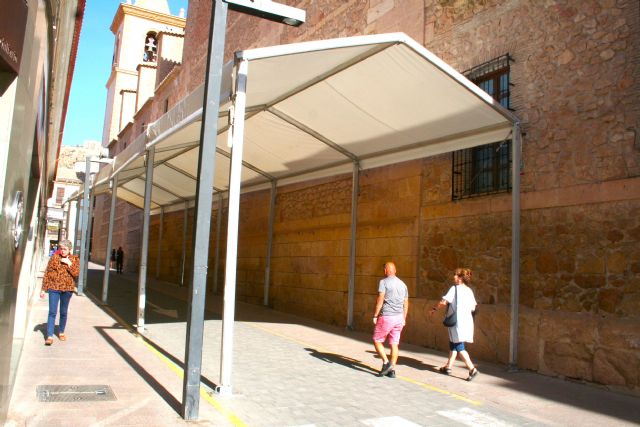 Arrancan los preparativos para los Desfiles Bíblico Pasionales con la contratación de las carpas