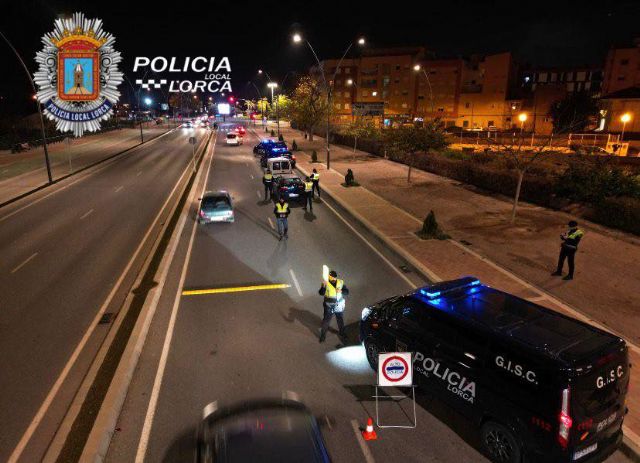 La Policía Local de Lorca detiene a seis personas en la última semana y refuerza los controles de seguridad ciudadana y tráfico en todo el municipio