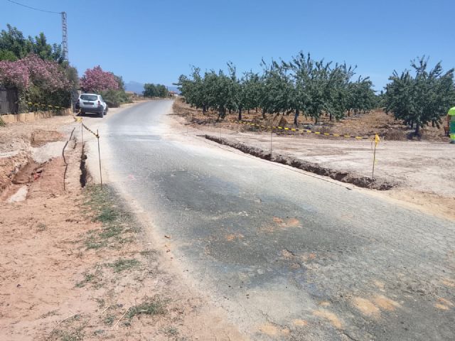 El Ayuntamiento de Lorca anuncia nuevas actuaciones de mejora de la red de carreteras y caminos en las pedanías de Aguaderas, Purias y Tercia