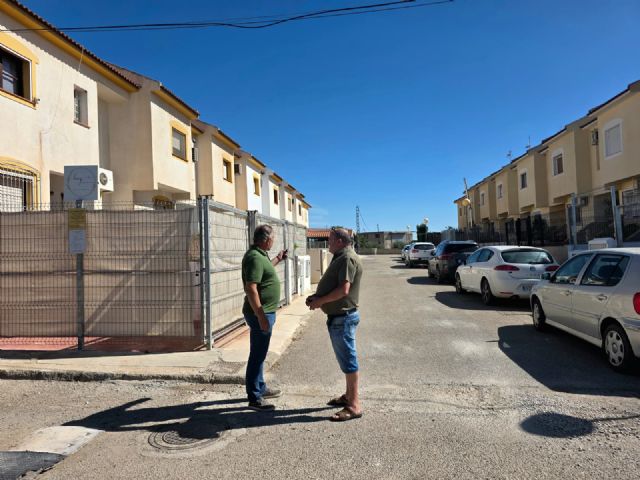 El Ayuntamiento de Lorca invierte 127.000 euros en la renovación integral de la calle Sagrado Corazón y la mejora de las redes de agua en La Hoya