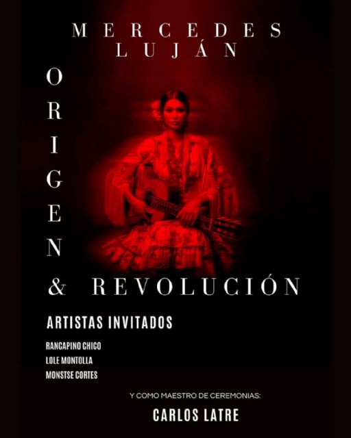 El Auditorio Margarita Lozano acoge, el próximo 7 de noviembre, el concierto de la artista lorquina Mercedes Luján